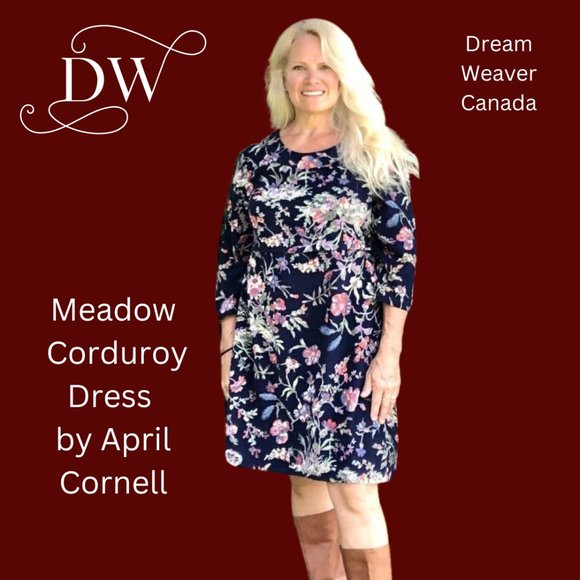 Meadow Corduroy Dress | April Cornell - Picture 2 of 3